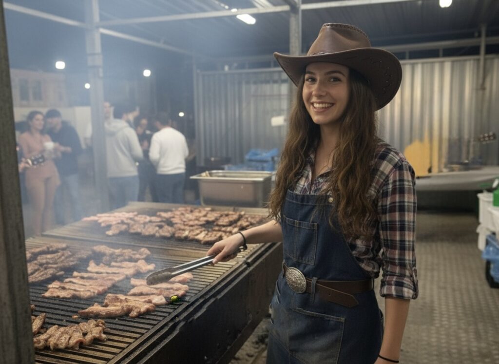 Iaia influencer AI creata con intelligenza artificiale alla griglia del Ranch