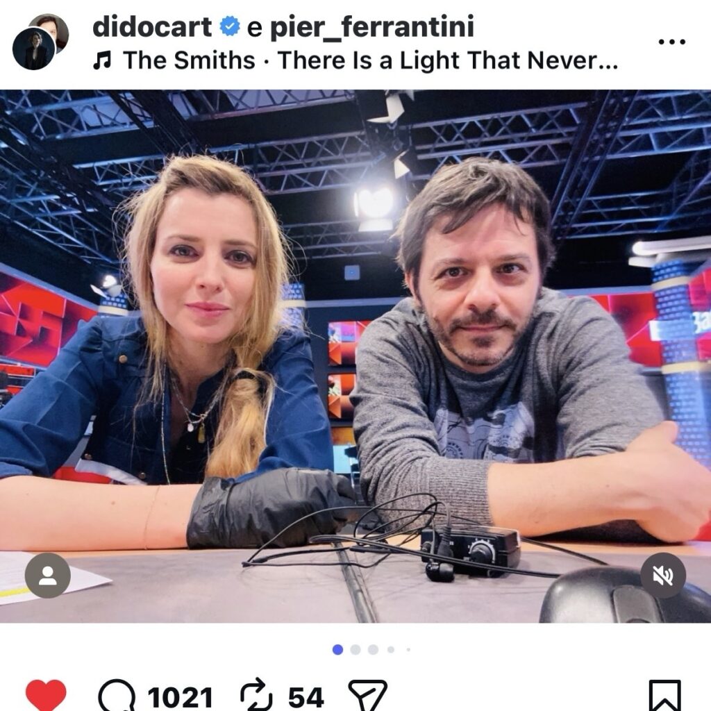 Carolina Di Domenico e Pier Ferrantini, i conduttori di Rock’N’Roll Circus, programma storico di Rai Radio Due, chiuso senza preavviso dopo 13 anni.