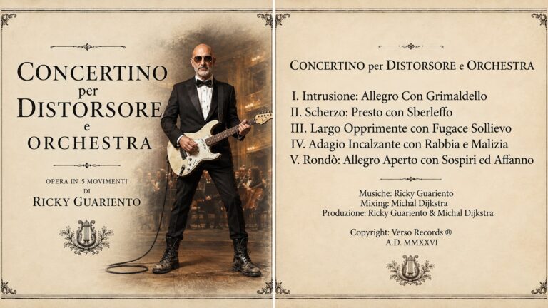 Concertino per Distorsore e Orchestra: il regalo che mi sono fatto per il compleanno